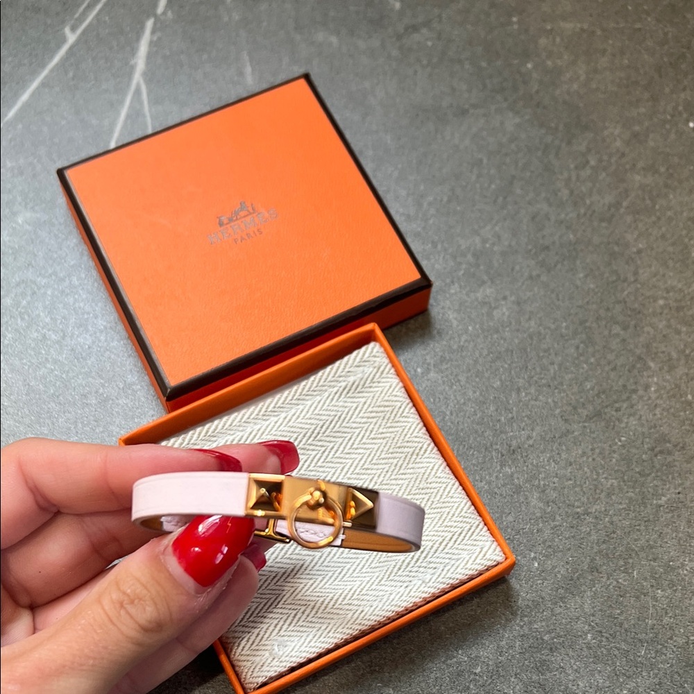 Pink and Gold Bracelet